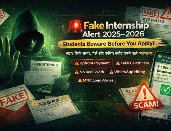 Fake Internships Surge Across India in 2026-27; Students Lose Time, Money, Career Opportunities